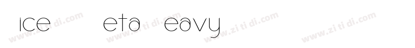 NiceSL Beta Heavy字体转换
